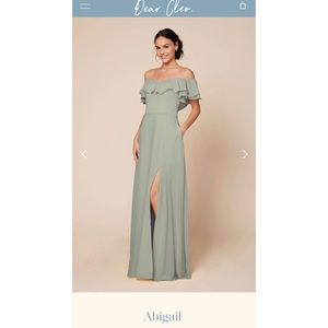 Dear Cleo bridesmaid dress, Ivy, size 2